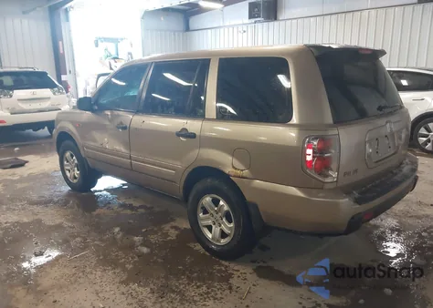 2006 Honda Pilot Lx z USA, uszkodzony, nr VIN 2HKYF18186H543385